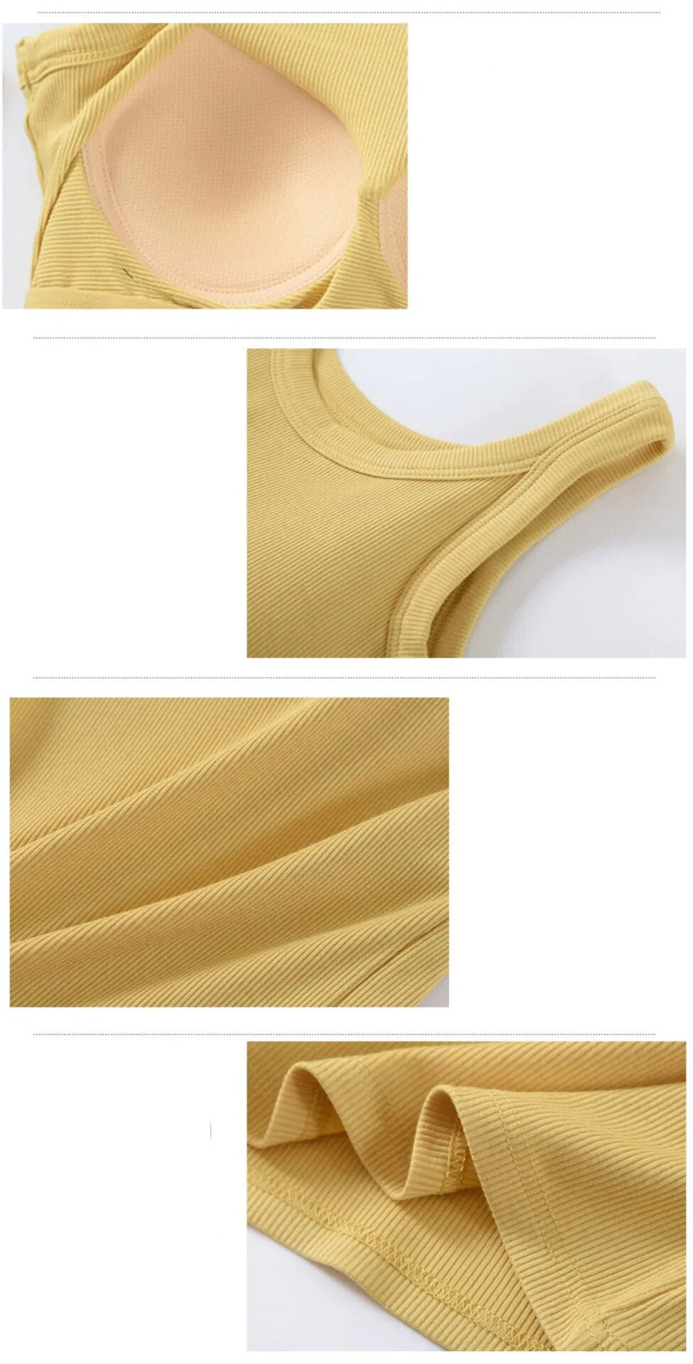 Tops with inbuilt Bra Tank Top