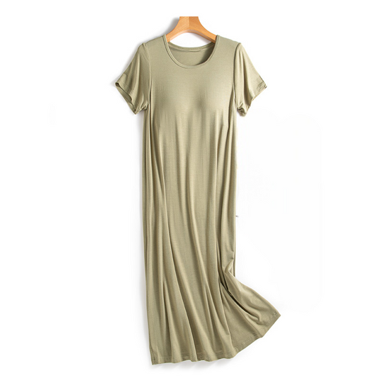 Nachthemd mit eingebauter BH-Brustpolsterung