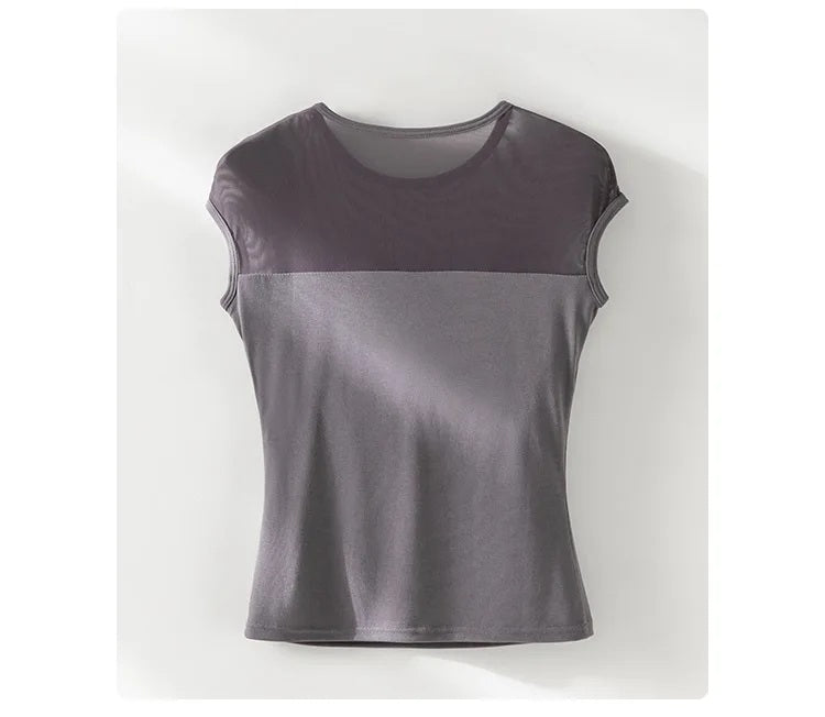 Cami-Tanktop mit integriertem BH, Camsiole-Unterhemd