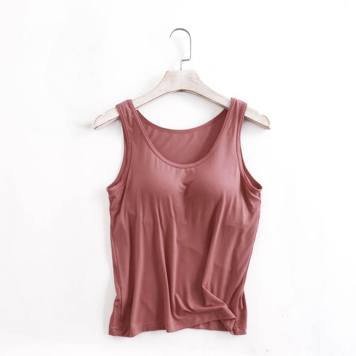 Built In Bra Tank Top Soft and Lightweight