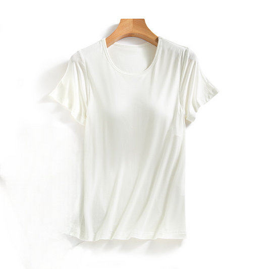 T-Shirt mit integrierter BH-Polsterung, Übergröße erhältlich