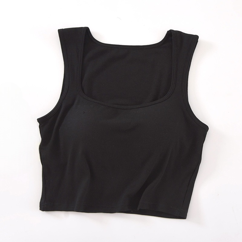 Tank-Crop-Top mit integriertem BH