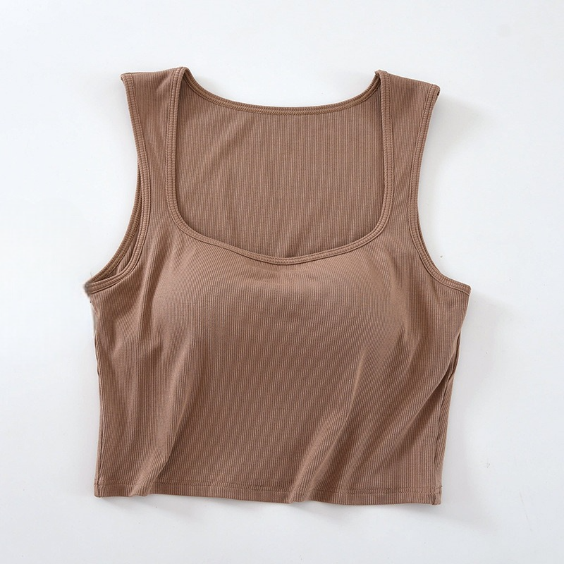 Tank-Crop-Top mit integriertem BH