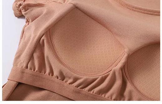 T-Shirt mit integrierter BH-Polsterung, Übergröße erhältlich