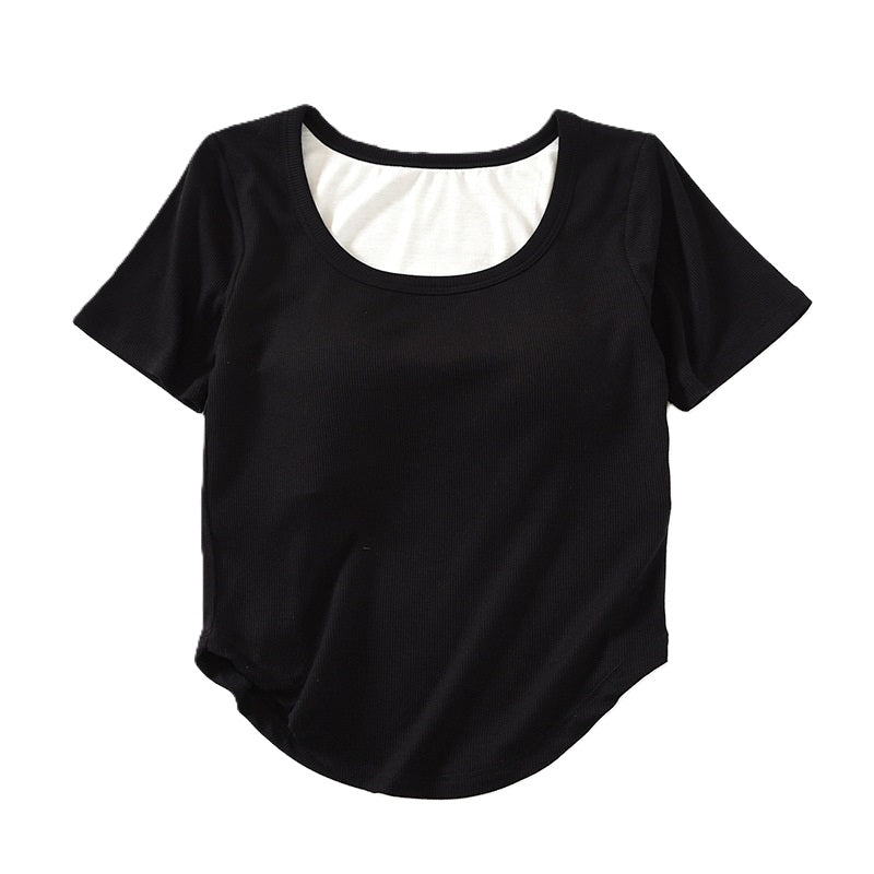 Tank-Crop-Top mit integriertem BH