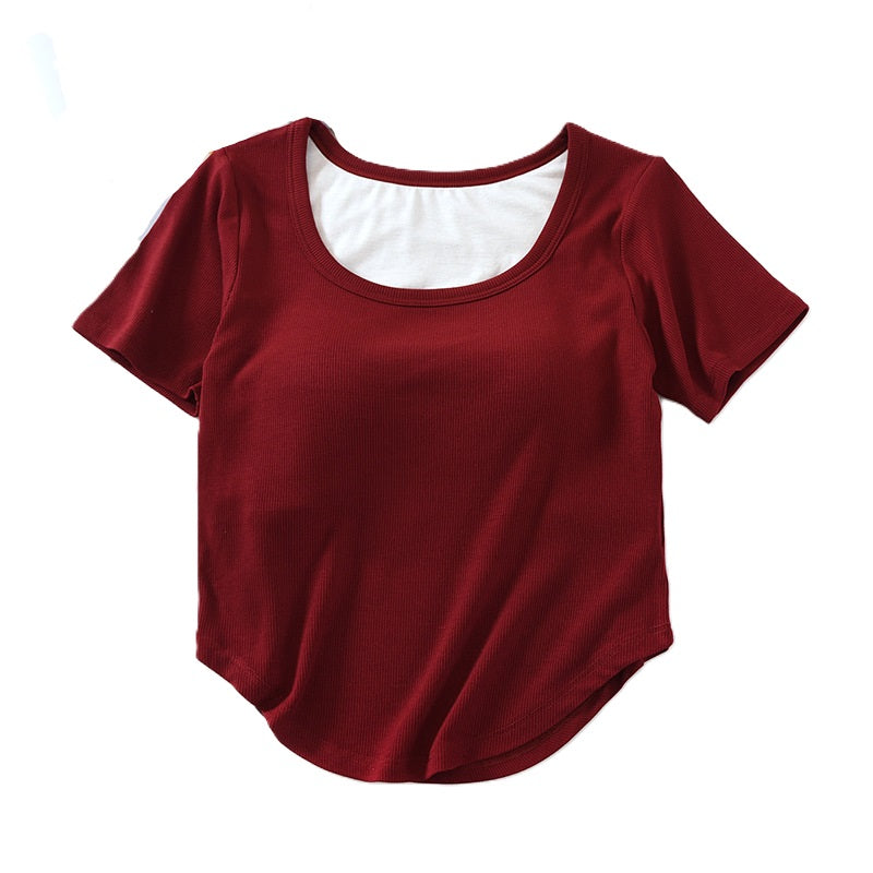 Tank-Crop-Top mit integriertem BH