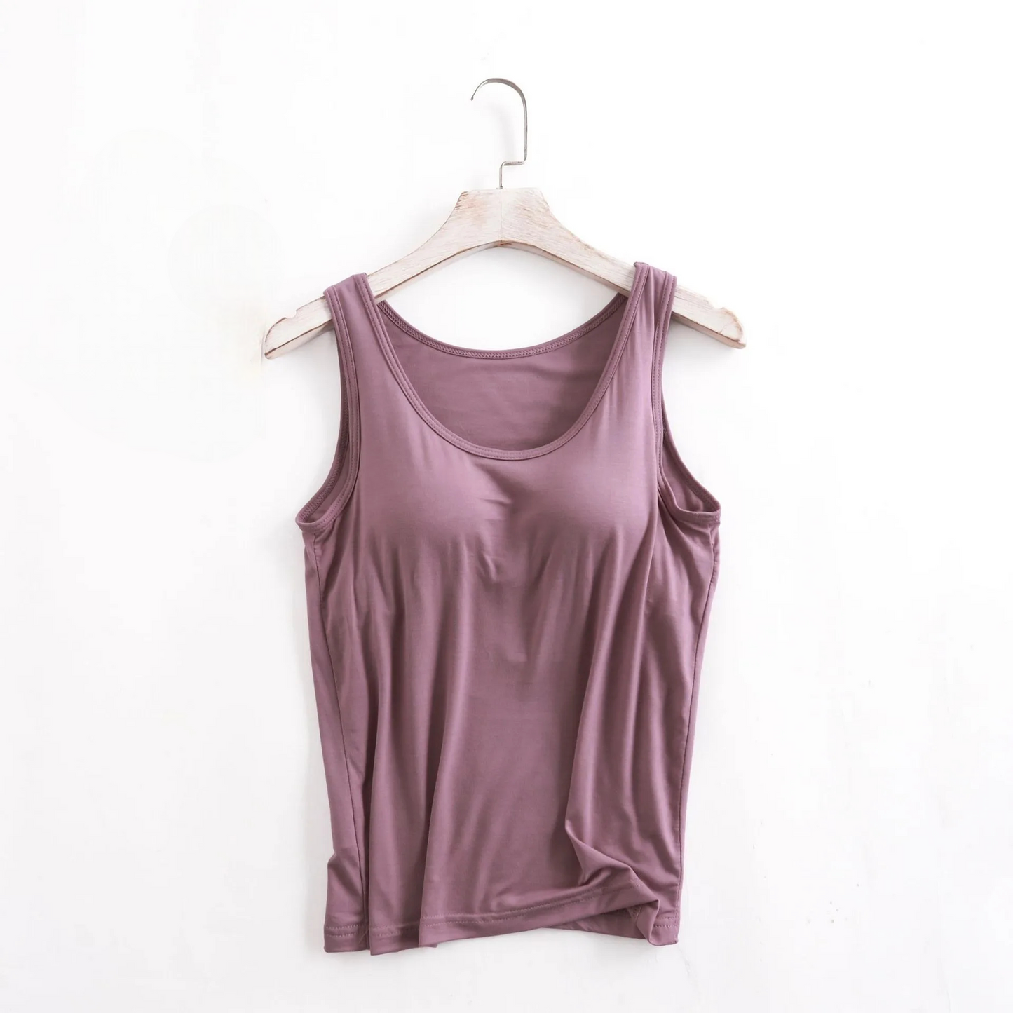 Built In Bra Tank Top Soft and Lightweight