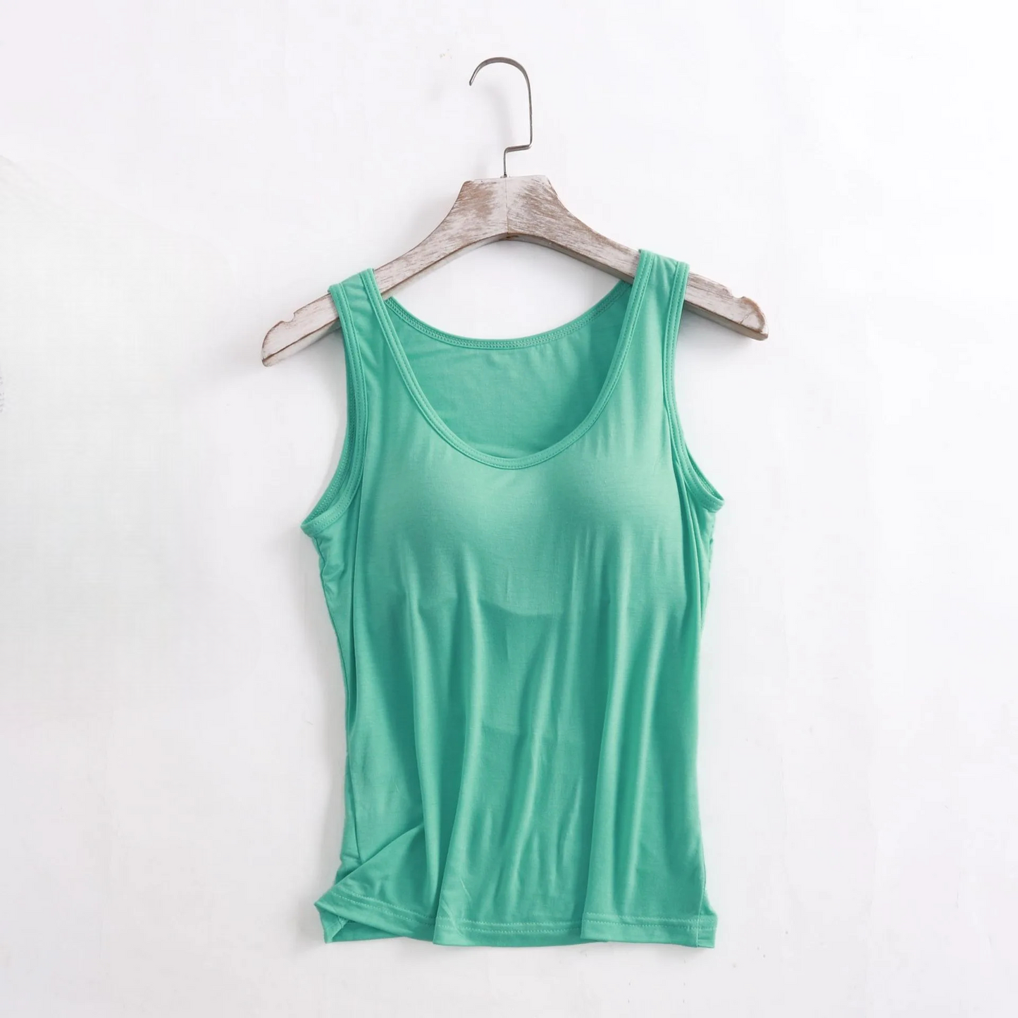 Built In Bra Tank Top Soft and Lightweight