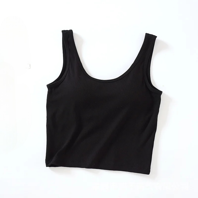 Cami-Tanktop mit integriertem BH, Camsiole-Unterhemd