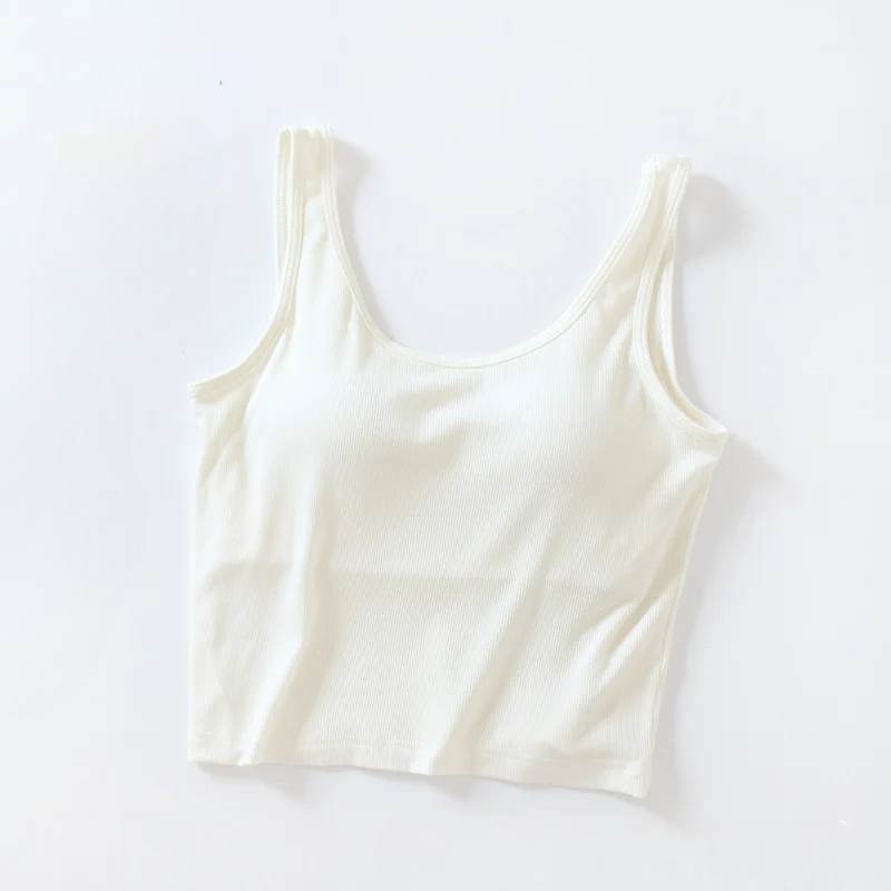 Cami-Tanktop mit integriertem BH, Camsiole-Unterhemd