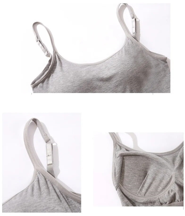 Wide Strap Shelf Bra Dress