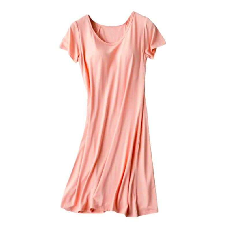 Nightgown Nightie With Built In Bra Chest Padding