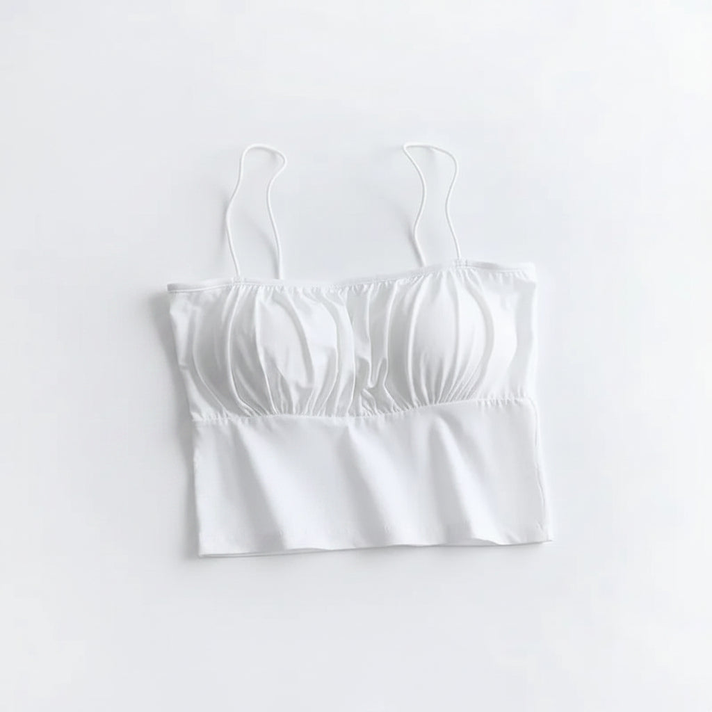 Cami-Tanktop mit integriertem BH, Camsiole-Unterhemd