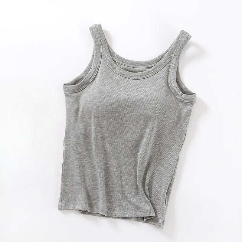 Tops mit integriertem BH Tank Top