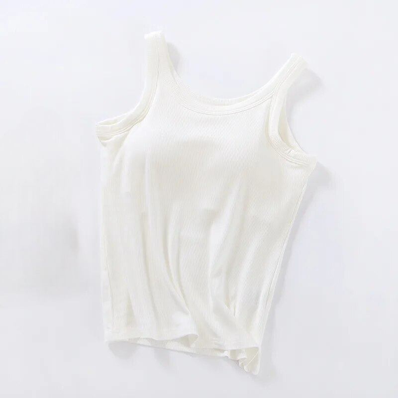 Tops mit integriertem BH Tank Top