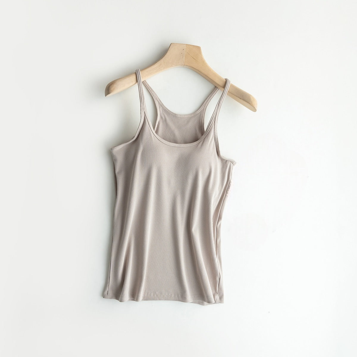 Cami-Tanktop mit integriertem BH, Camsiole-Unterhemd