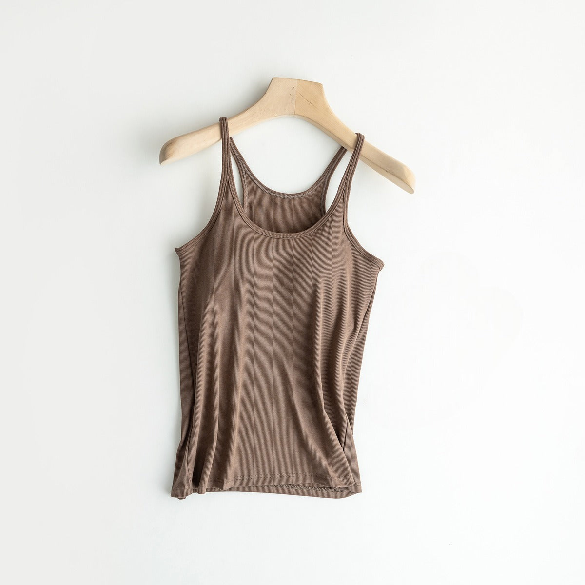 Cami-Tanktop mit integriertem BH, Camsiole-Unterhemd