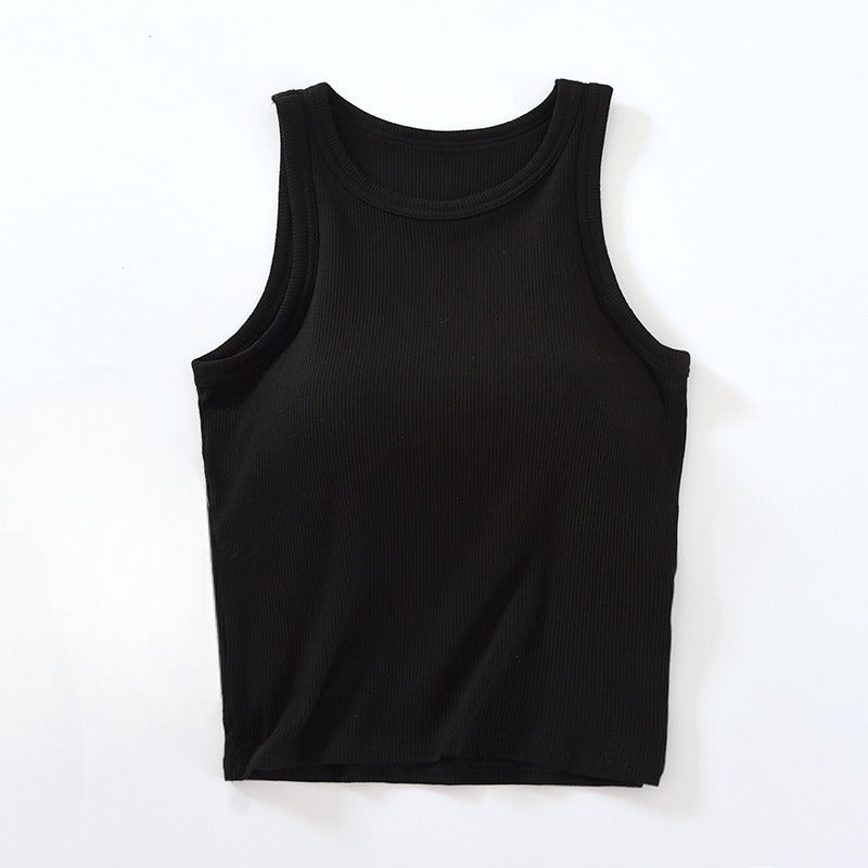 Tank-Crop-Top mit integriertem BH