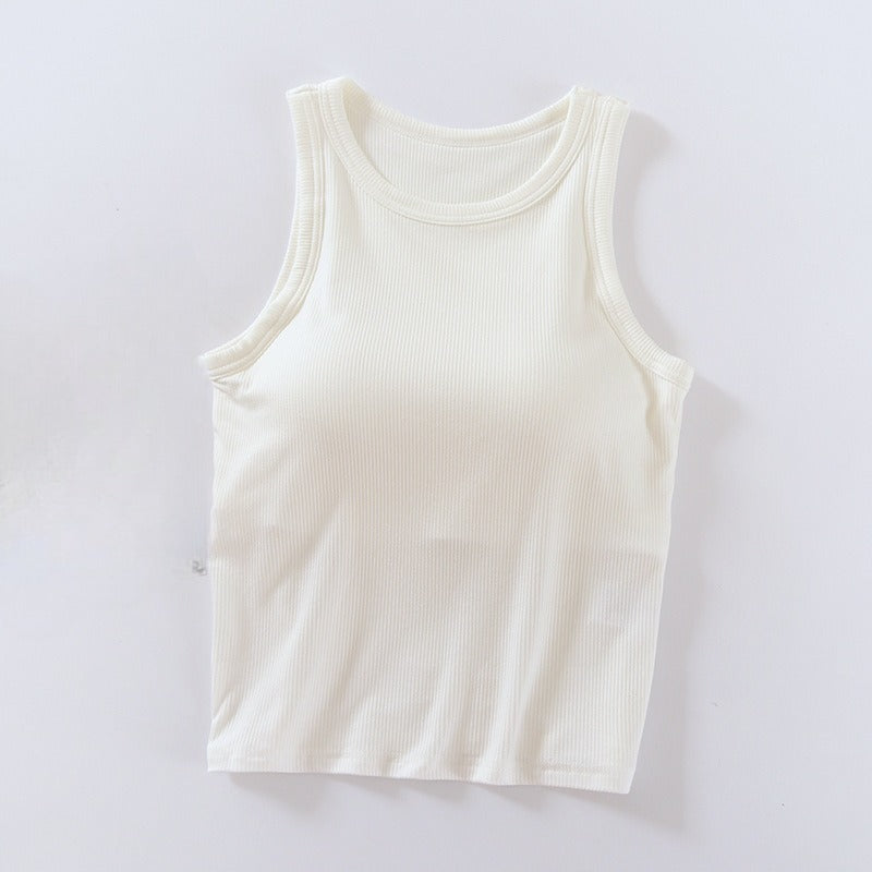 Tank-Crop-Top mit integriertem BH